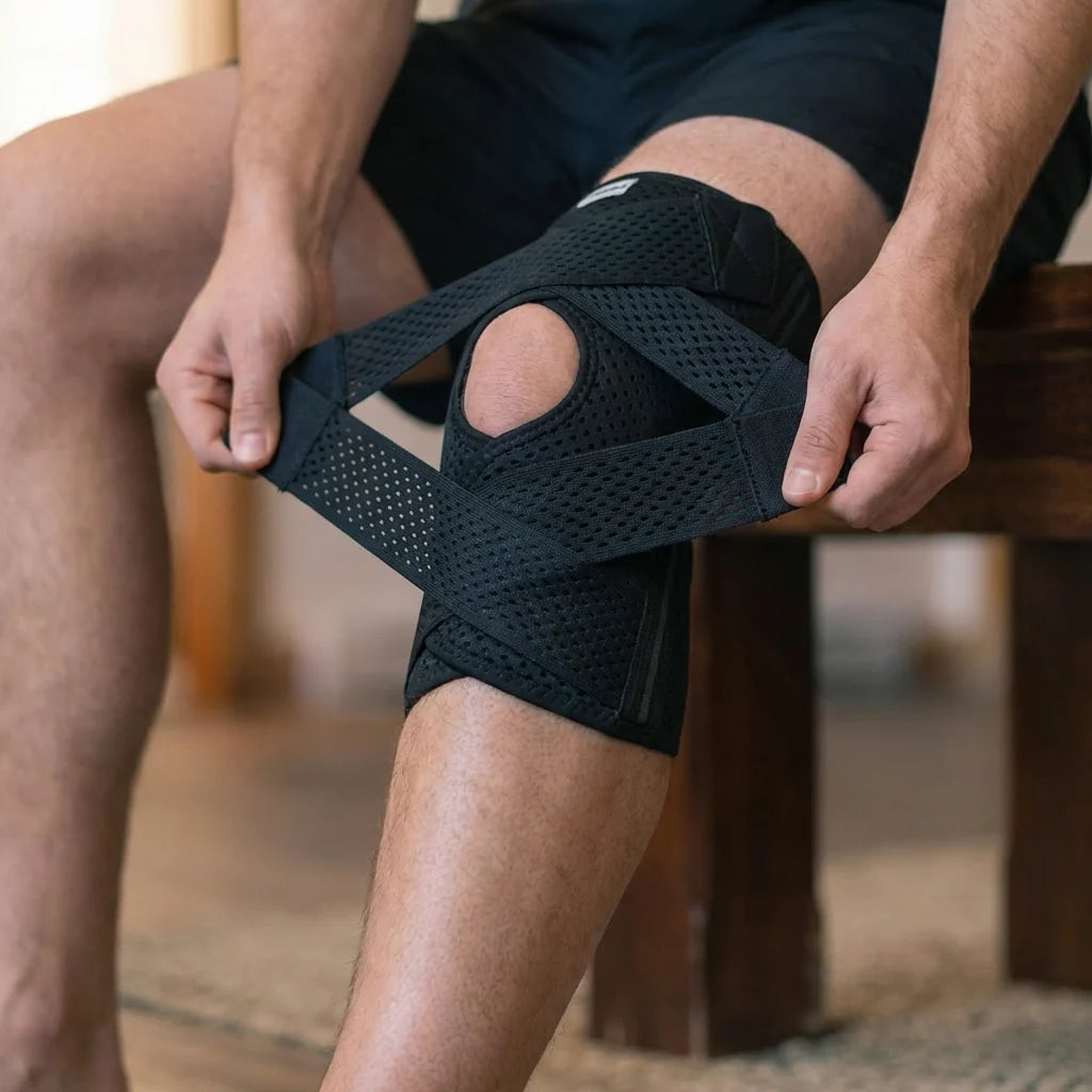 Steel Stabilizing Knee Brace