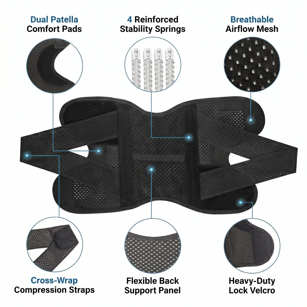 Steel Stabilizing Knee Brace